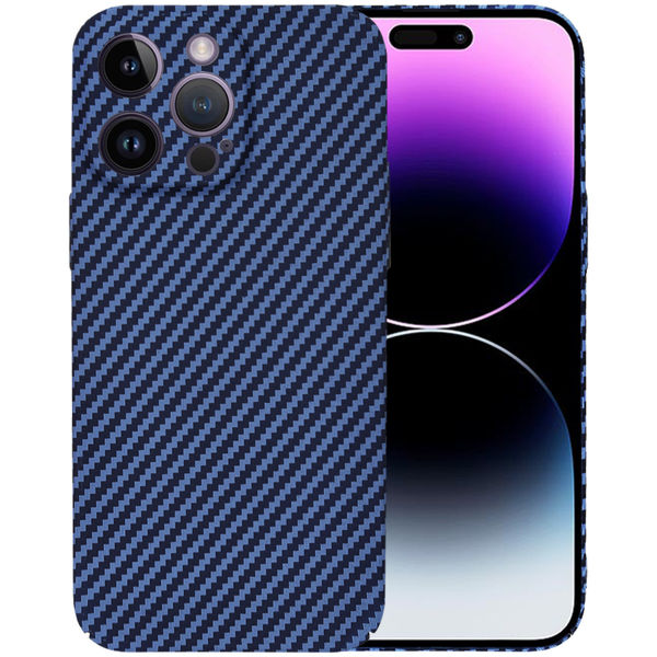 Techsuit - Carbonite FiberShell - iPhone 14 Pro Max - Cyan