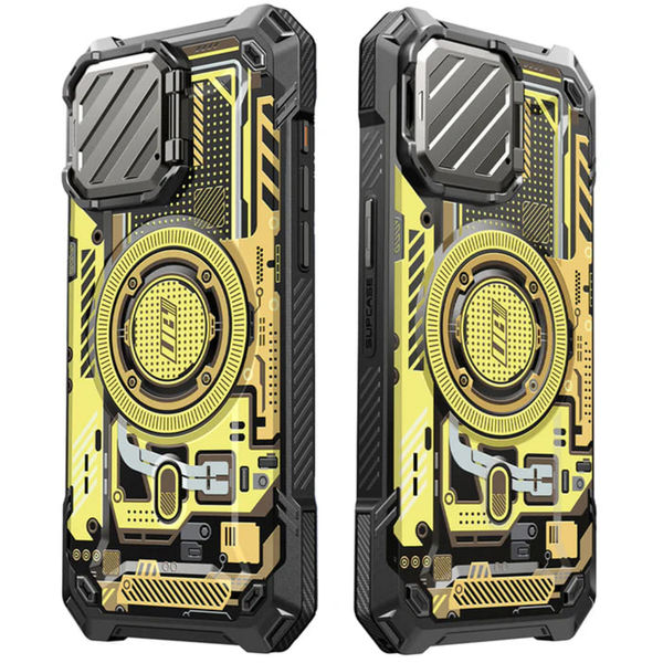 Supcase - Unicorn Beetle XT MagSafe - iPhone 15 Pro Max - Yellow Circuit