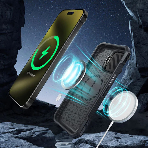 Supcase - Unicorn Beetle XT MagSafe - iPhone 15 Pro Max - Yellow Circuit