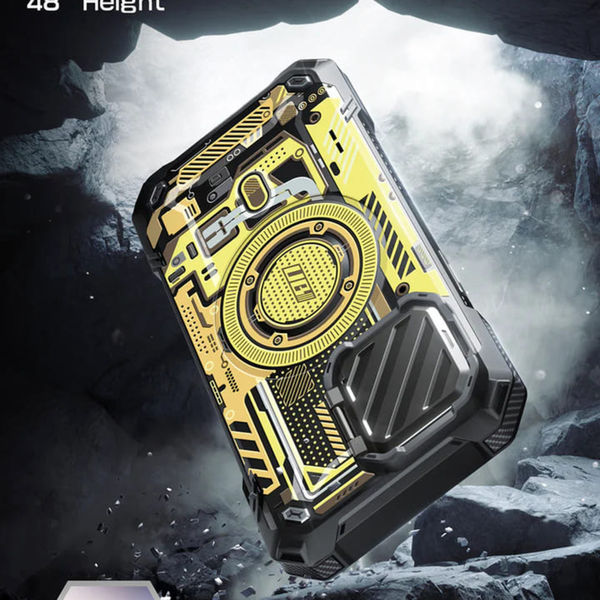 Supcase - Unicorn Beetle XT MagSafe - iPhone 15 Pro Max - Yellow Circuit