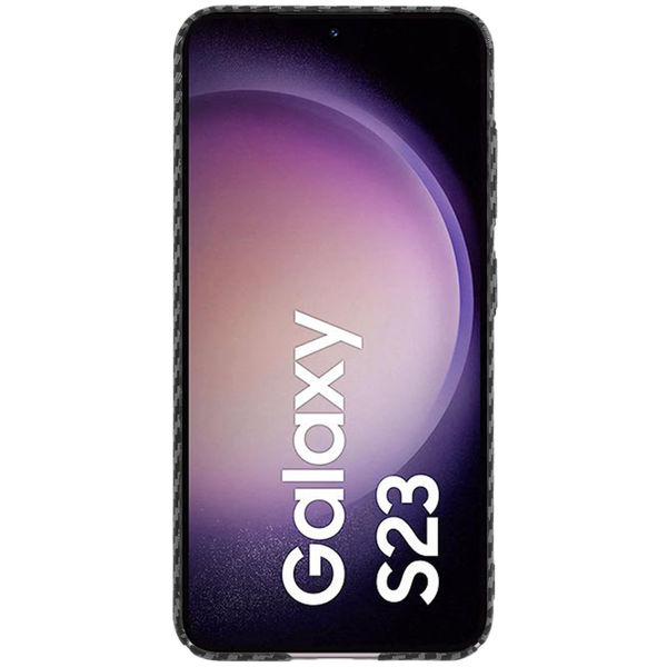 Techsuit - Carbonite FiberShell - Samsung Galaxy S23 - Black