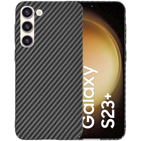 Techsuit - Carbonite FiberShell - Samsung Galaxy S23 Plus - Black