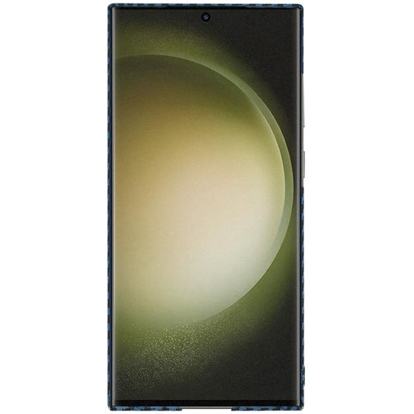 Techsuit - Carbonite FiberShell - Samsung Galaxy S23 Ultra - Cyan