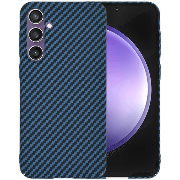 Techsuit - Carbonite FiberShell - Samsung Galaxy S23 FE - Cyan