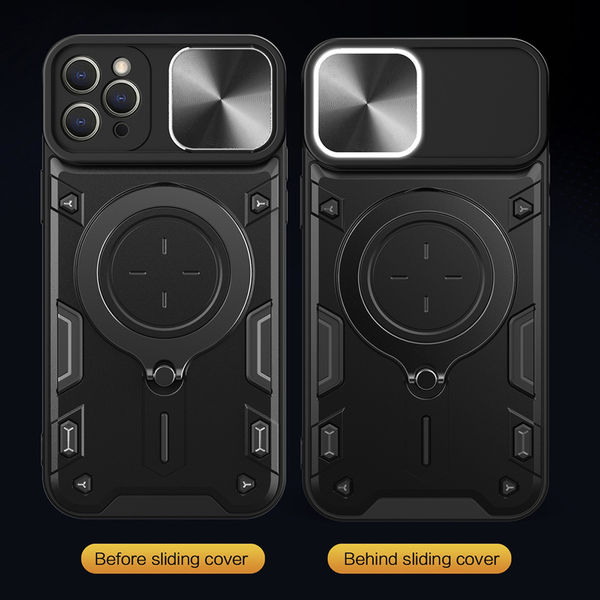 Techsuit - CamGuard Pro - iPhone 12 Pro Max - Black