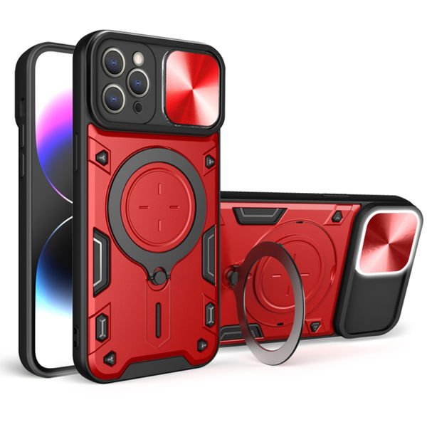 Techsuit - CamGuard Pro - iPhone 12 Pro Max - Red