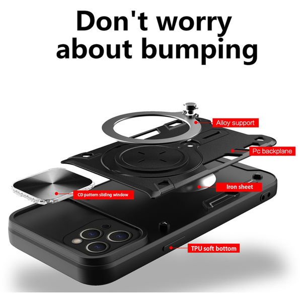 Techsuit - CamGuard Pro - iPhone 11 Pro Max - Black