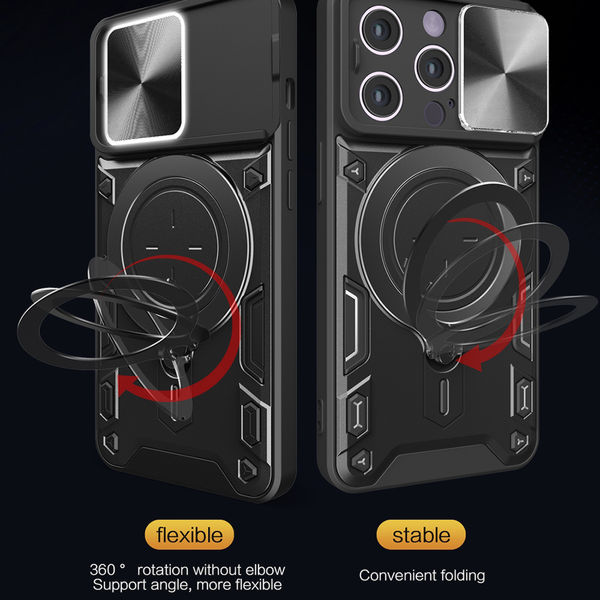 Techsuit - CamGuard Pro - iPhone 13 Pro Max - Black