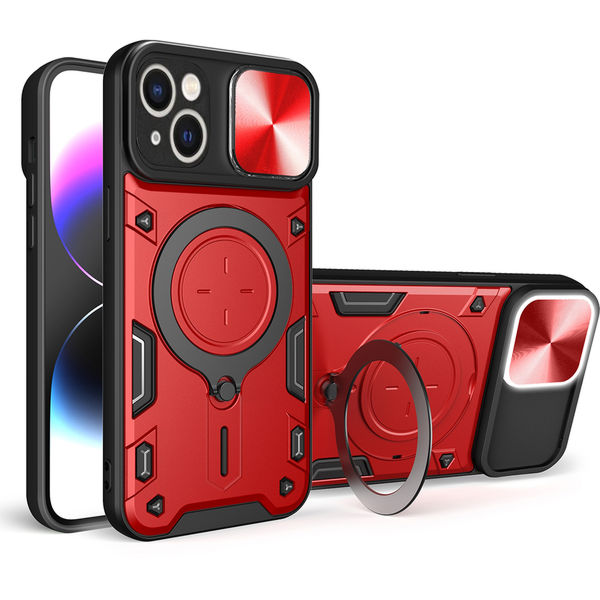 Techsuit - CamGuard Pro - iPhone 14 - Red