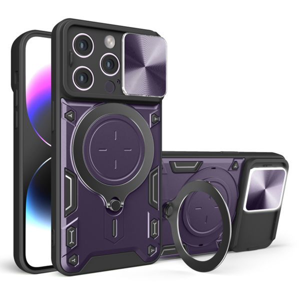 Techsuit - CamGuard Pro - iPhone 15 Pro Max - Purple