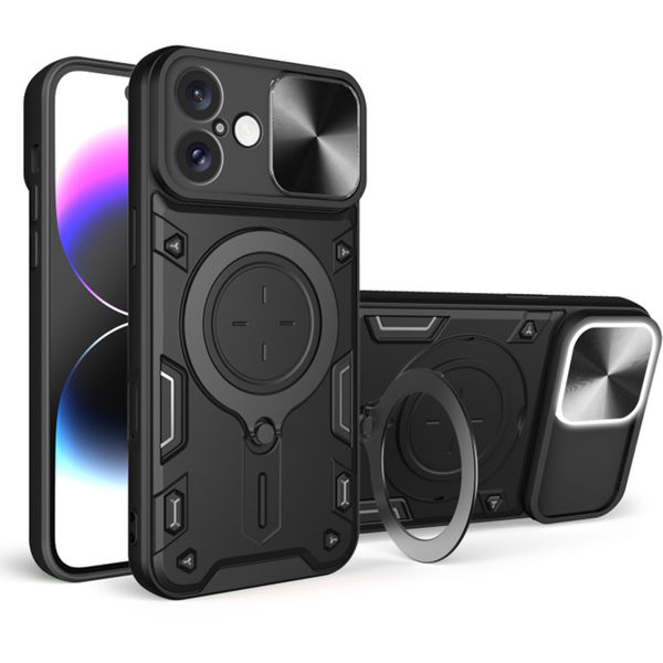 Techsuit - CamGuard Pro - iPhone 16 Plus - Black