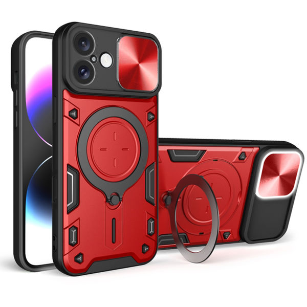 Techsuit - CamGuard Pro - iPhone 16 Plus - Red