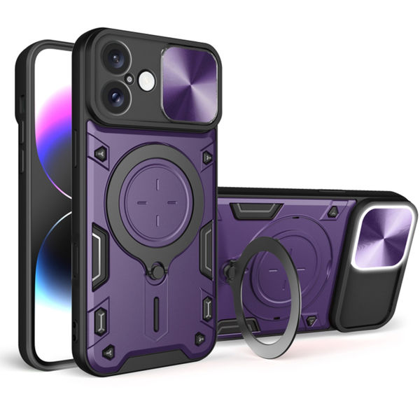 Techsuit - CamGuard Pro - iPhone 16 Plus - Purple