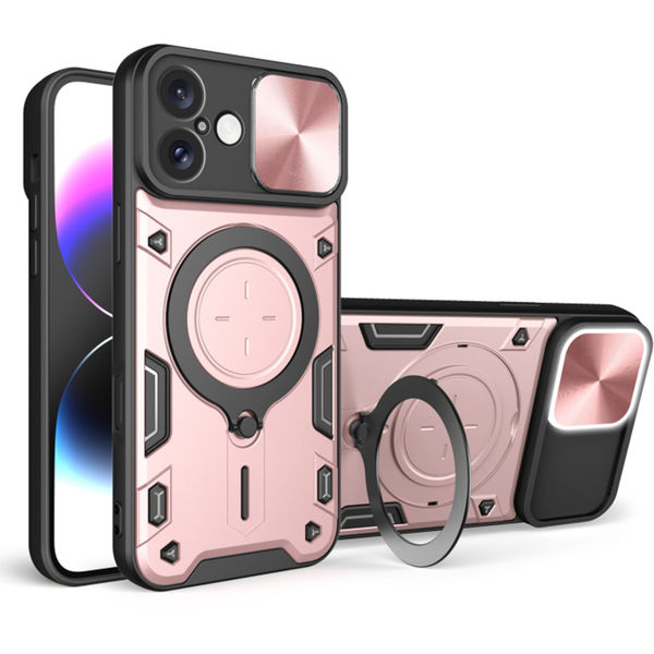 Techsuit - CamGuard Pro - iPhone 16 Plus - Rose Gold