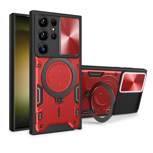 Techsuit - CamGuard Pro - Samsung Galaxy S23 Ultra - Red