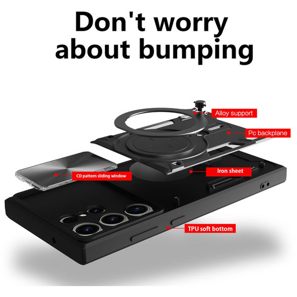 Techsuit - CamGuard Pro - Samsung Galaxy S23 Ultra - Red