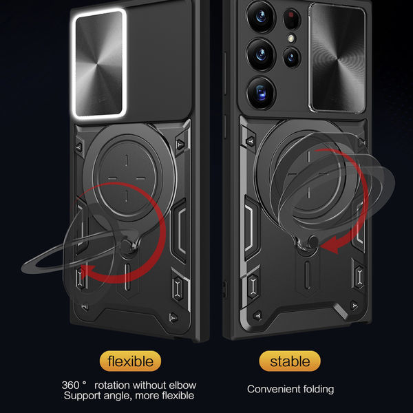 Techsuit - CamGuard Pro - Samsung Galaxy S23 Ultra - Red