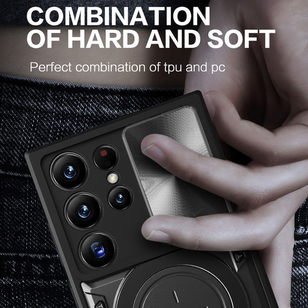 Techsuit - CamGuard Pro - Samsung Galaxy S24 Ultra - Black