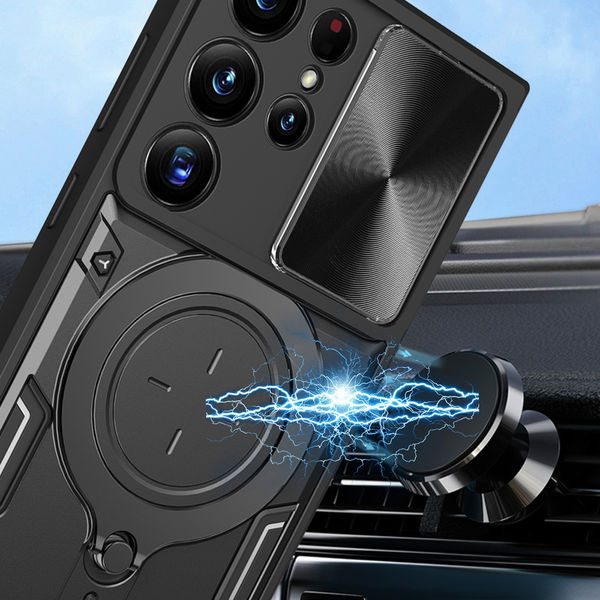 Techsuit - CamGuard Pro - Samsung Galaxy S24 Ultra - Black