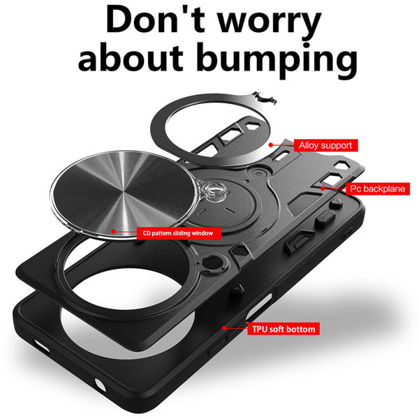 Techsuit - CamGuard Pro - Honor Magic6 Lite - Black