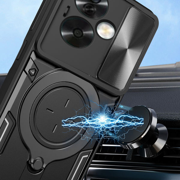 Techsuit - CamGuard Pro - Oppo A79 5G / OnePlus Nord N30 SE - Red