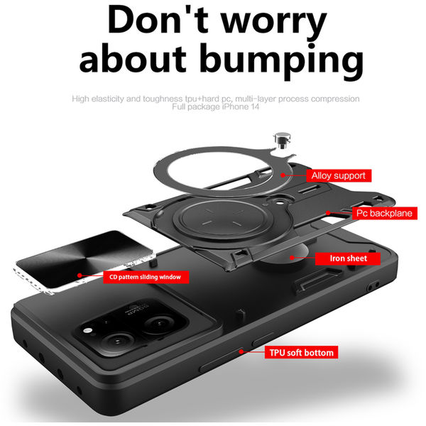 Techsuit - CamGuard Pro - Xiaomi 13T / 13T Pro - Black