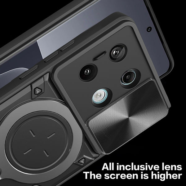 Techsuit - CamGuard Pro - Xiaomi Redmi Note 13 Pro 5G / Poco X6 - Black