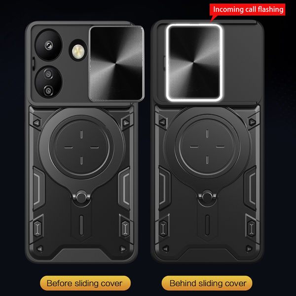 Techsuit - CamGuard Pro - Xiaomi Redmi 13C 4G / Poco C65 - Red