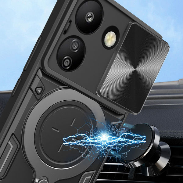 Techsuit - CamGuard Pro - Xiaomi Redmi 13C 4G / Poco C65 - Red