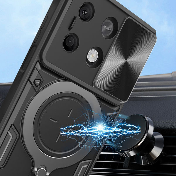 Techsuit - CamGuard Pro - Xiaomi Redmi Note 13 4G - Black