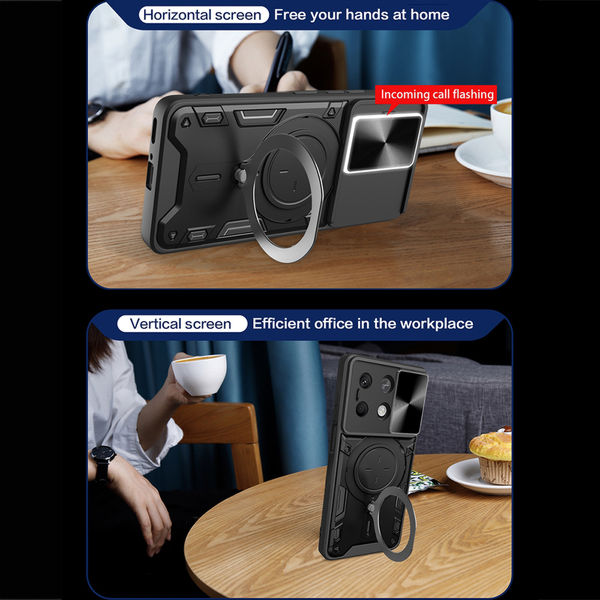 Techsuit - CamGuard Pro - Xiaomi Redmi Note 13 4G - Red