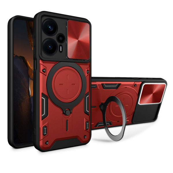 Techsuit - CamGuard Pro - Motorola Moto G13 / G23 / G53 - Red