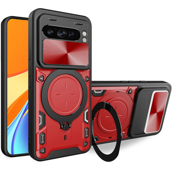 Techsuit - CamGuard Pro - Google Pixel 9 / 9 Pro - Red