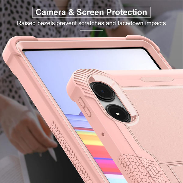 Techsuit - Rugged TabShell + Screen Protector - Xiaomi Redmi Pad Pro / Poco Pad - Rose Gold