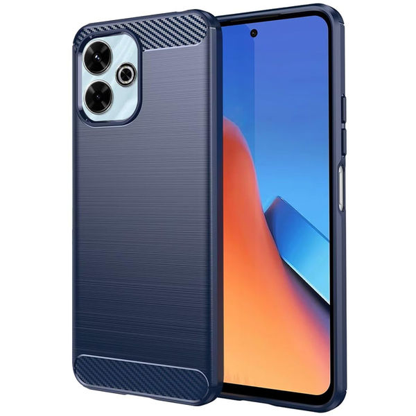 Techsuit - Carbon Silicone - Xiaomi Redmi 13 / Poco M6 4G - Blue