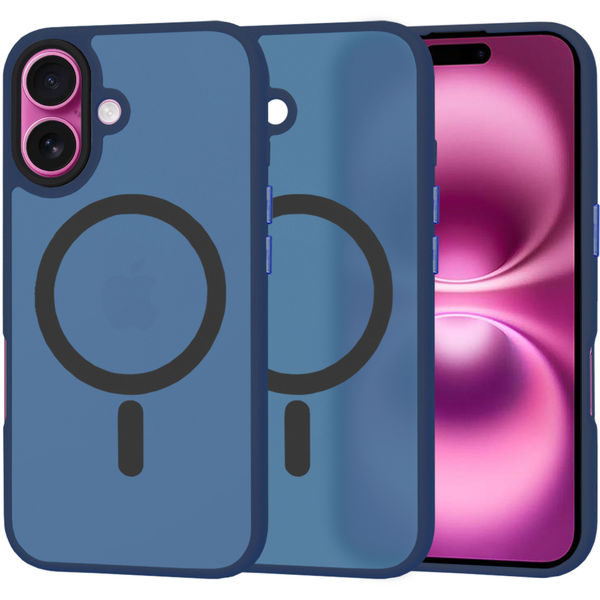 Techsuit - HaloFrost MagSafe Series - iPhone 16 Plus - Deep Blue