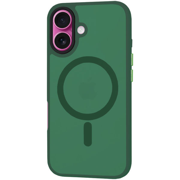 Techsuit - HaloFrost MagSafe Series - iPhone 16 Plus - Midnight Green