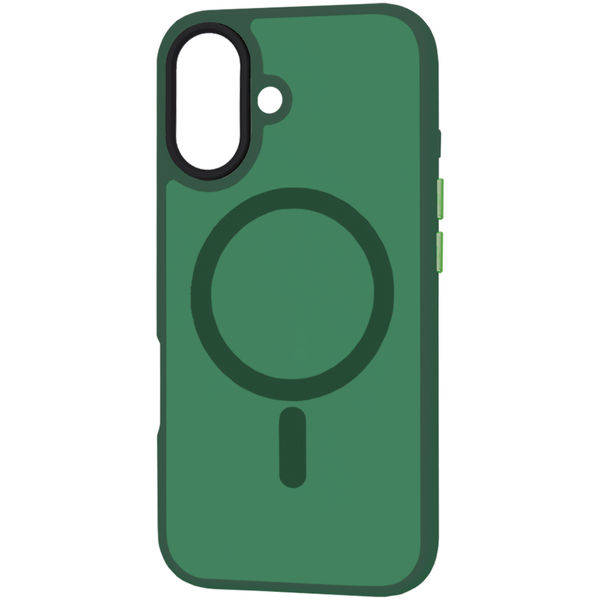 Techsuit - HaloFrost MagSafe Series - iPhone 16 Plus - Midnight Green