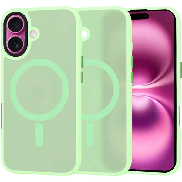 Techsuit - HaloFrost MagSafe Series - iPhone 16 Plus - Light Green