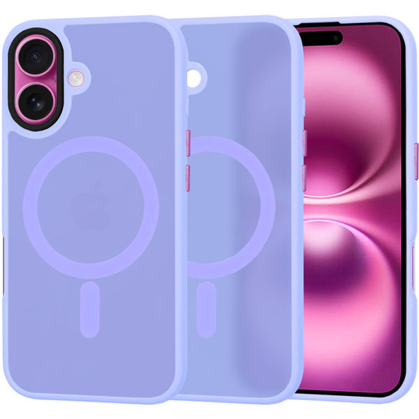 Techsuit - HaloFrost MagSafe Series - iPhone 16 Plus - Light Purple