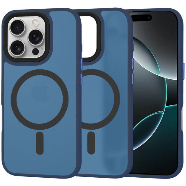 Techsuit - HaloFrost MagSafe Series - iPhone 16 Pro - Deep Blue