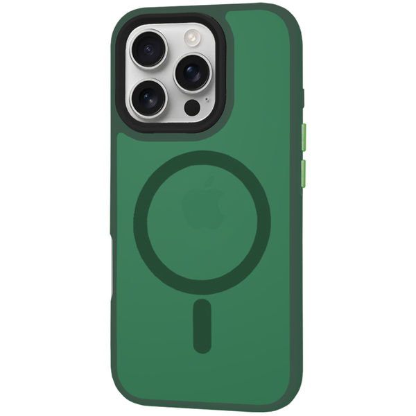 Techsuit - HaloFrost MagSafe Series - iPhone 16 Pro - Midnight Green