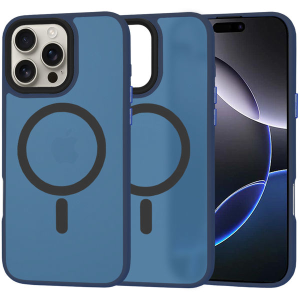 Techsuit - HaloFrost MagSafe Series - iPhone 16 Pro Max - Deep Blue