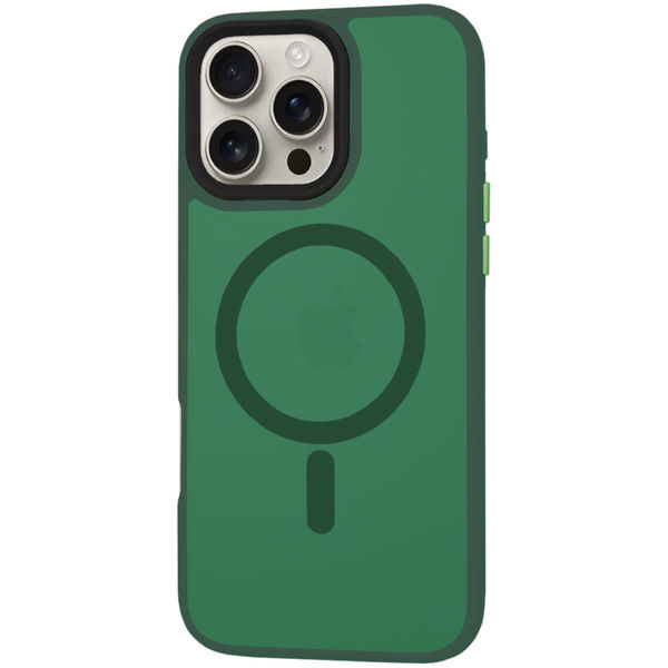 Techsuit - HaloFrost MagSafe Series - iPhone 16 Pro Max - Midnight Green
