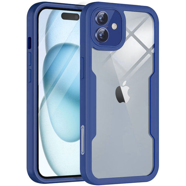 Techsuit - ColorVerse 360 Series + Screen Protector - iPhone 16 - Blue