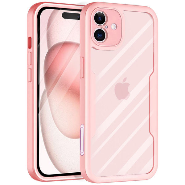 Techsuit - ColorVerse 360 Series + Screen Protector - iPhone 16 Plus - Pink