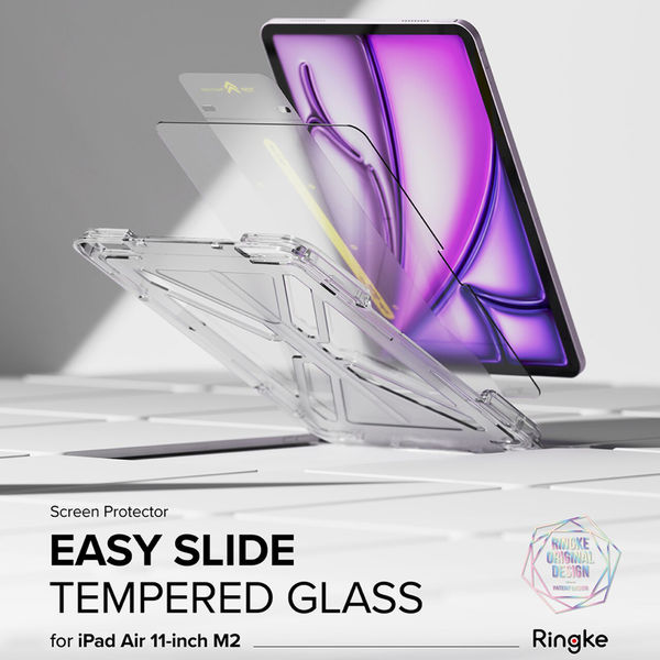 Ringke - Easy Slide Tempered Glass - iPad Air 11 (2024) - Clear