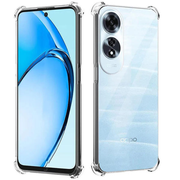 Techsuit - Shockproof Clear Silicone - Oppo A60 4G - Clear