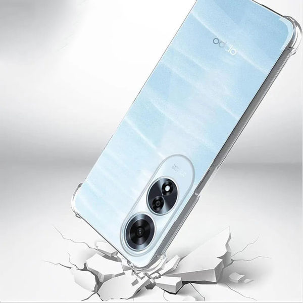 Techsuit - Shockproof Clear Silicone - Oppo A60 4G - Clear