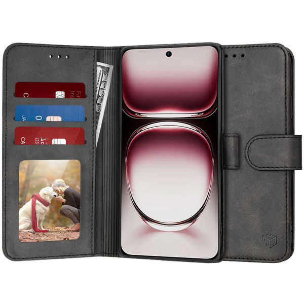 Techsuit - Diary Book - Oppo Reno12 Pro - Black